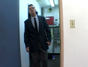 The new smoking in the toilet ... and gets caught! 4