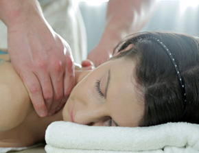 His girlfriend knows a special massage therapist! 1