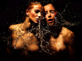 Erotic and sensual trio in a water to refresh the bodies 5